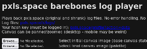 pxls.space barebones log player